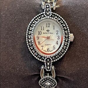Bella Rose Silver Women's Watch